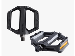 Shimano PEDAL, PD-EF102, FLAT, W/REFLECTOR, BLACK