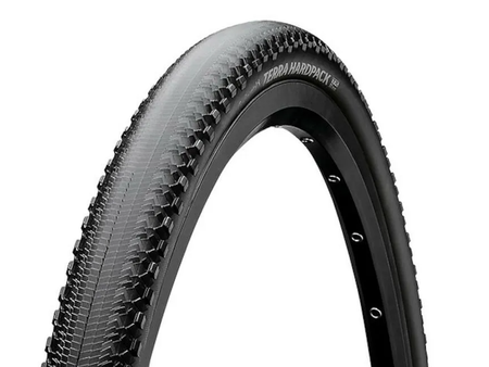 CONTINENTAL Terra Hardpack Tire - 700 x 50, Tubeless, Folding, Black, PureGrip, ShieldWall System