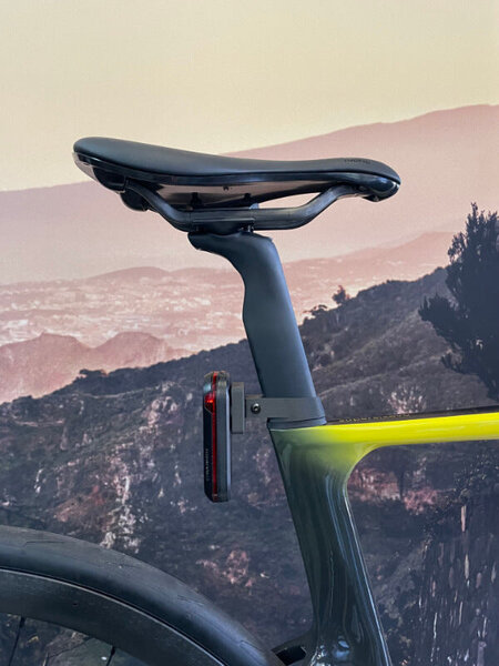 Concentric Cycling 3D Print Garmin Varia Seatpost Mount