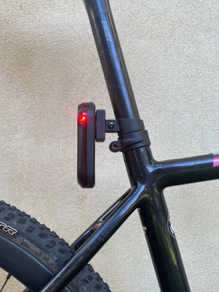 Concentric Cycling 3D Print Garmin Varia Seatpost Mount