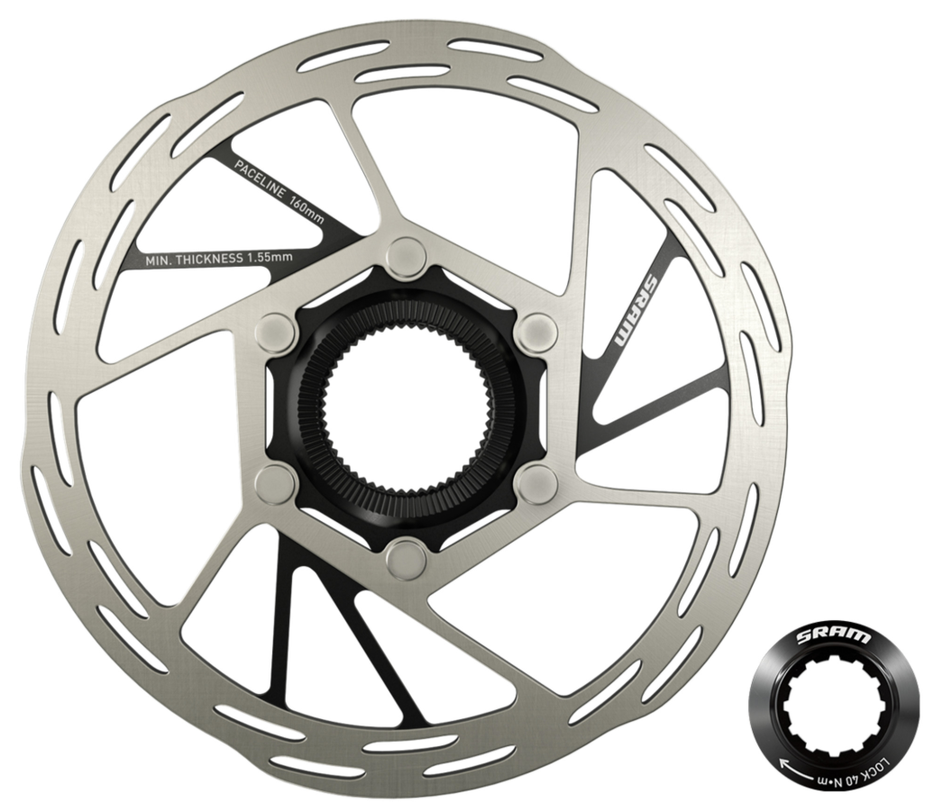 Sram SRAM PACELINE (A2) ROAD ROTOR - CENTER LOCK + LOCKRING. 140MM