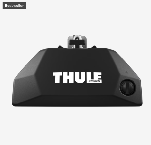 Thule Evo Flush Rail foot for vehicles 4-pack black