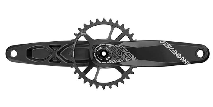 TRUVATIV Descendant 6K DUB, Crankset, Speed: 11/12, Spindle: 28.99mm, BCD: Direct Mount, 32, DUB, 175mm, Black, Boost