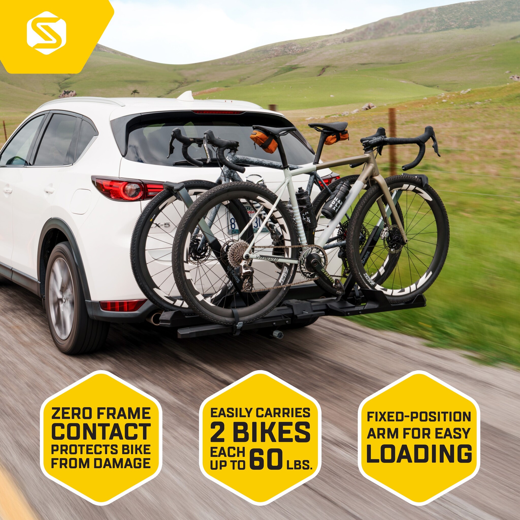 Saris SuperClamp G4 2-Bike Hitch Rack