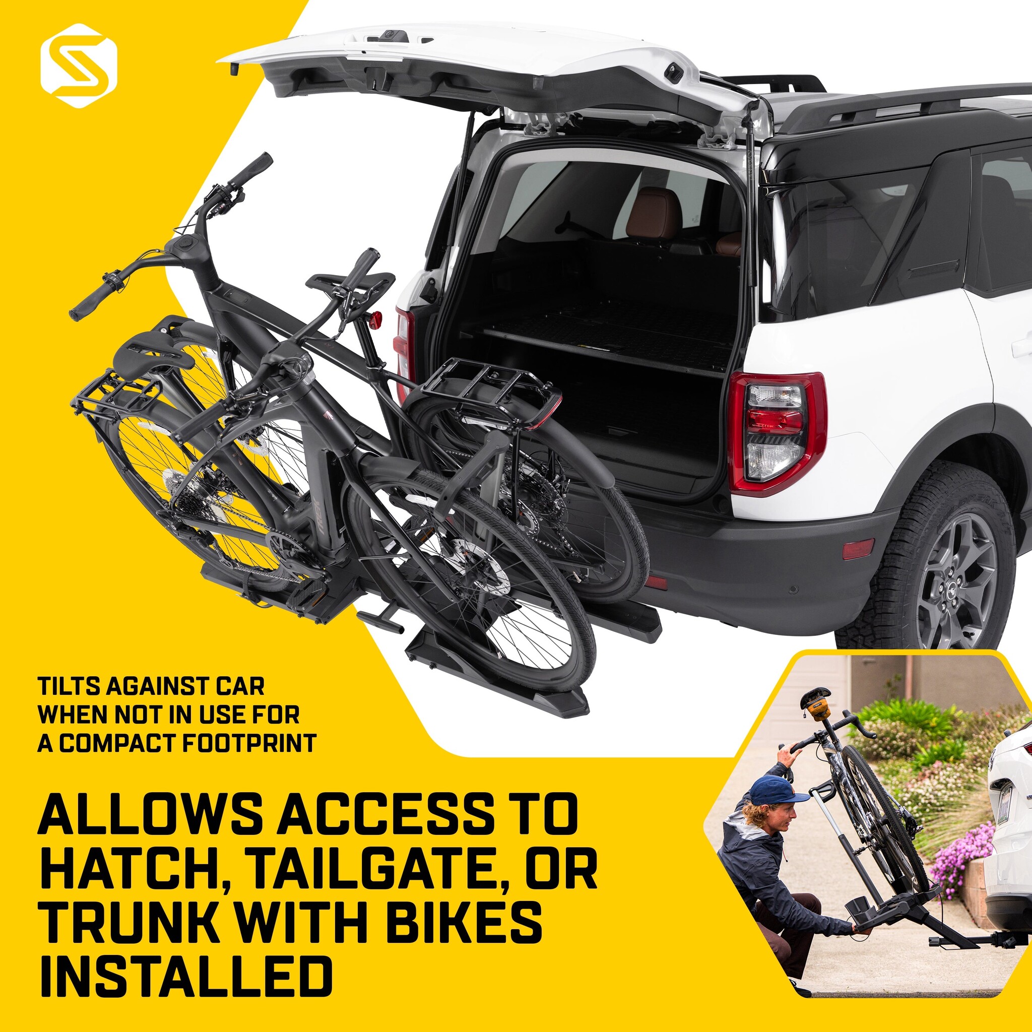Saris SuperClamp G4 2-Bike Hitch Rack