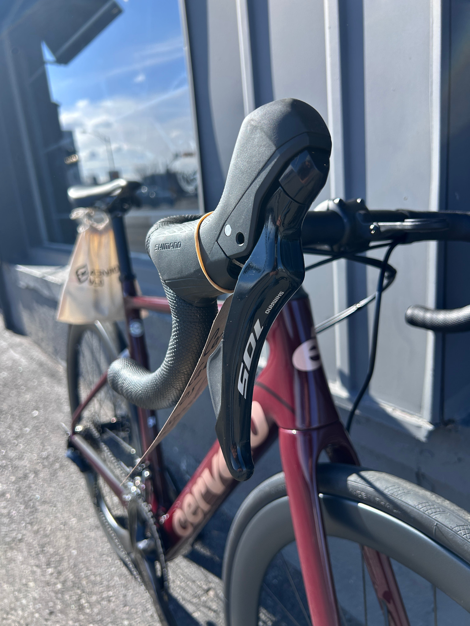 Cervélo Caledonia 105, Usagée, roues carbones, 54cm, Carmine