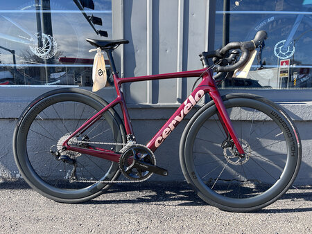 Cervélo Caledonia 105, Usagée, roues carbones, 54cm, Carmine