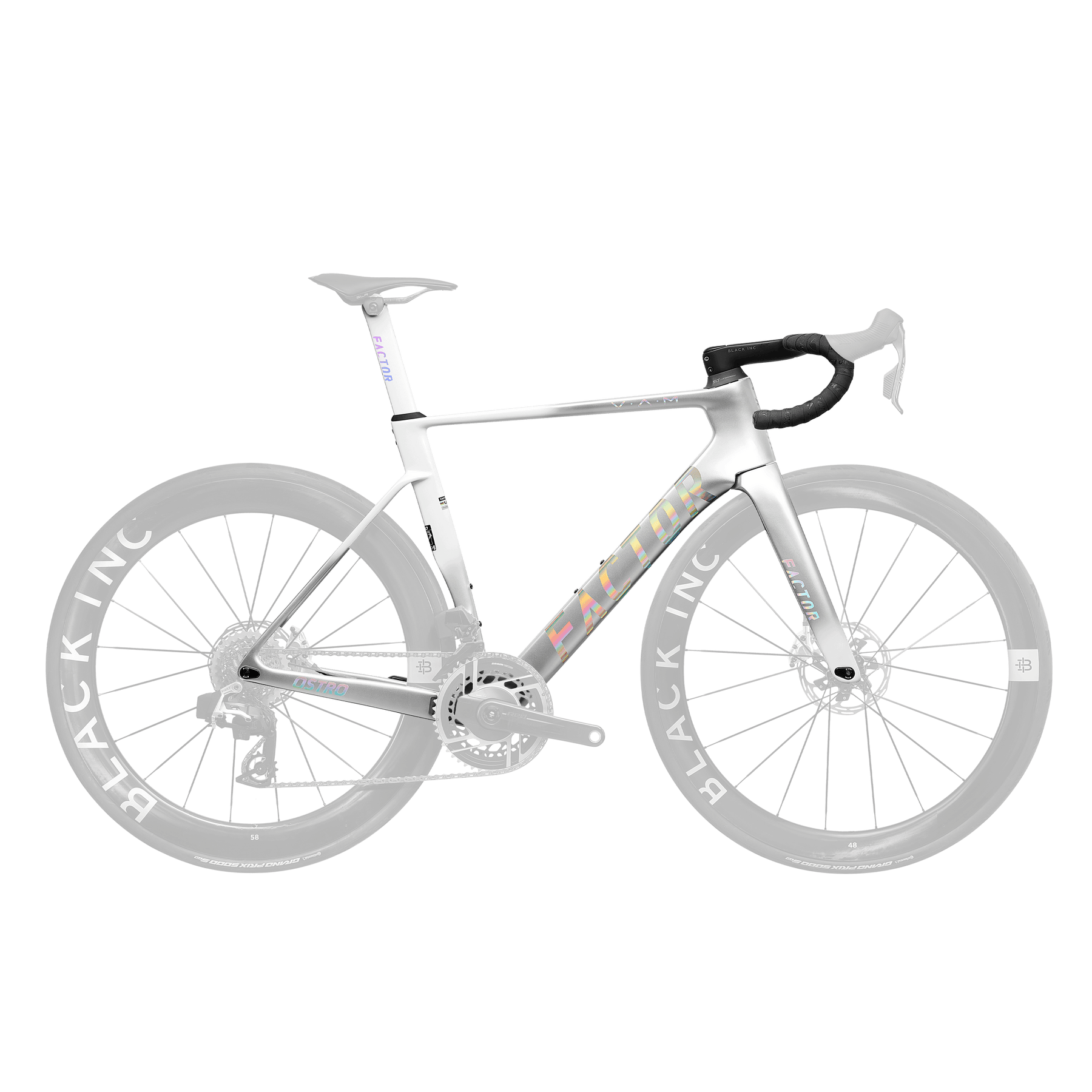 Factor Bikes Ostro VAM 2.0,  Arctic Chrome Frameset, 52cm