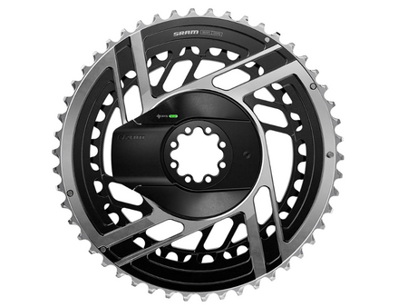 Sram Red AXS E1 Power Kit 2x, Power Meter Chainring, Speed: 12, BCD: Direct Mount SRAM 8 Bolt, 50/37
