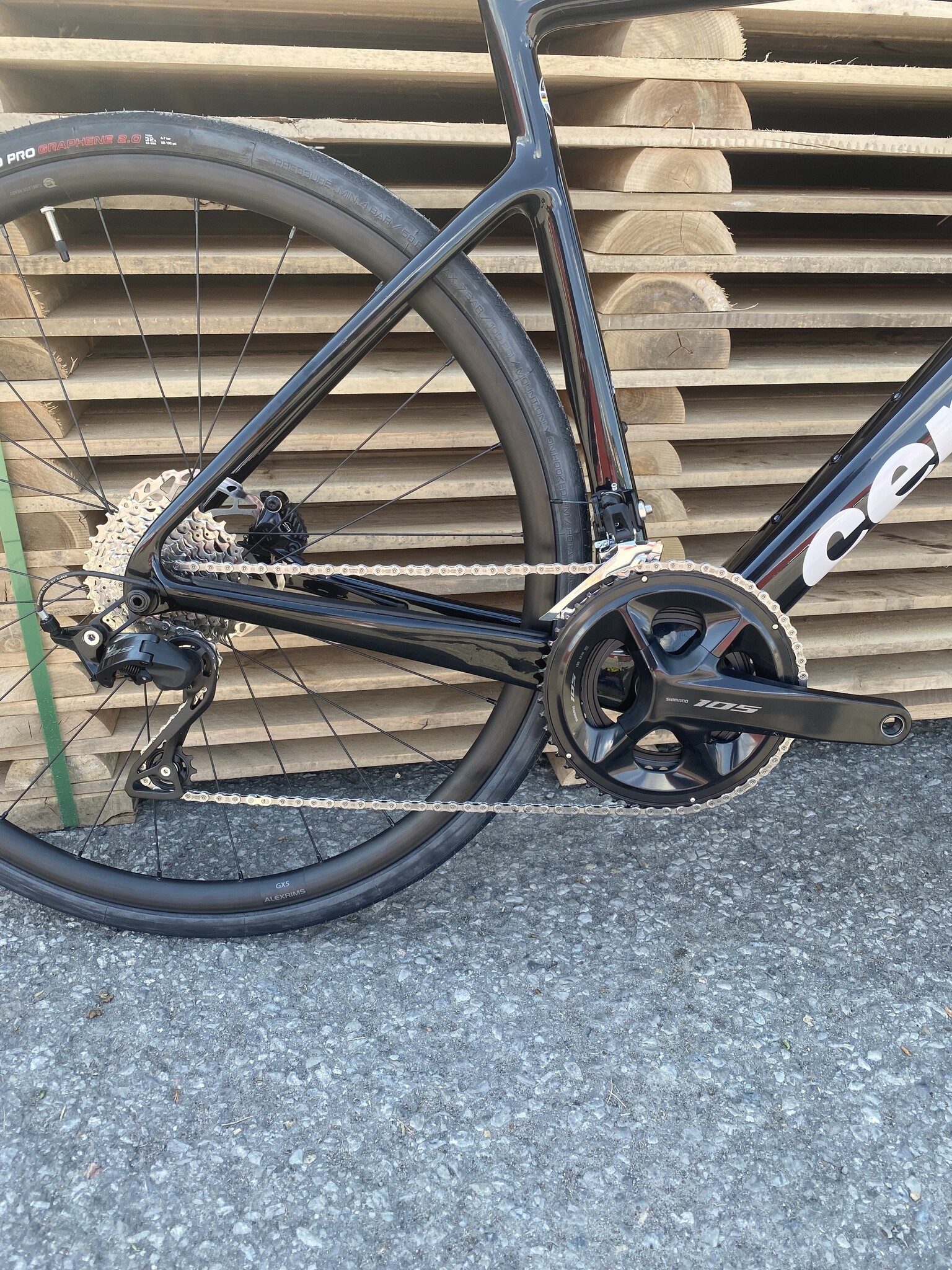 Cervélo Caledonia 105, Black, 56cm, Used