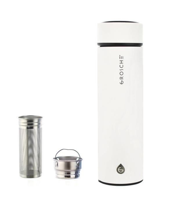 Grosche Grosche "Chicago" White Loose Tea Infuser Travel Mug