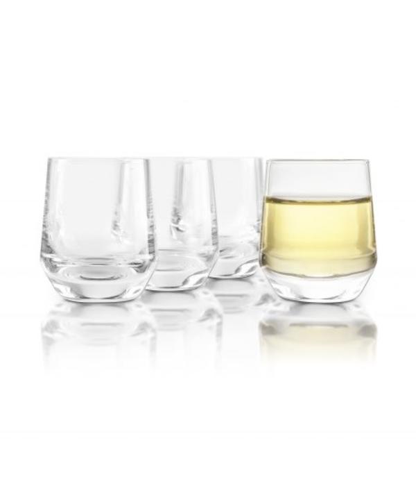 Final Touch Final Touch Set of 4 Crystal Saké Glasses