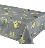 TexStyles Deco Printed Tablecloth "Primo Grey" 58 x 94"