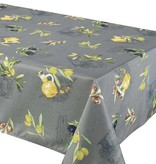 TexStyles Deco Printed Tablecloth "Primo Grey" 58 x 78"