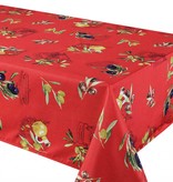 TexStyles Deco Printed Tablecloth "Primo Red" 58 x 94"