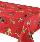 TexStyles Deco Printed Tablecloth "Primo Red" 58 x 78"