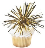 Pic pour cupcake Feu d'Artifice Or de Vincent Sélection
