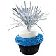 Pic pour cupcake Feu d'Artifice Argent de Vincent Sélection