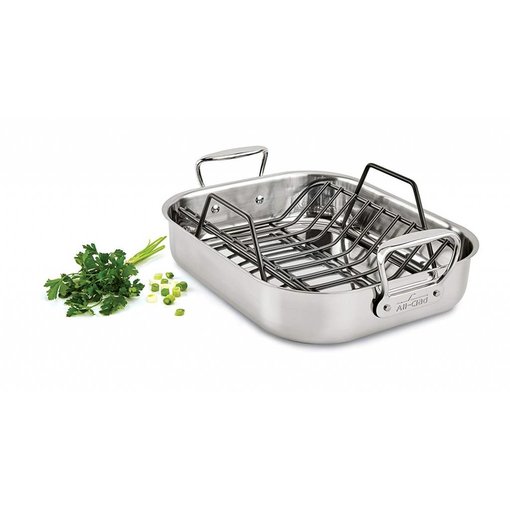 All-Clad All-Clad Stainless Steel 11x14" Roast Pan with Rack
