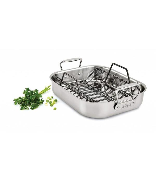 All-Clad All-Clad Stainless Steel 11x14" Roast Pan with Rack