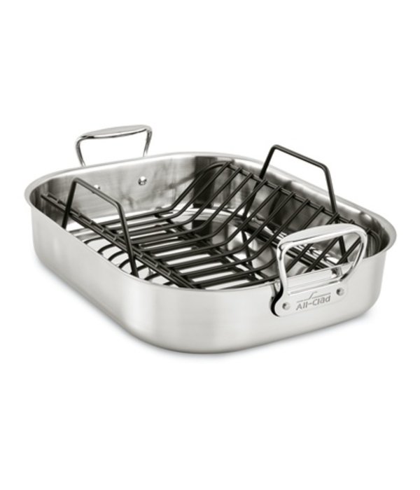 All-Clad All Clad Stainless Roasting Pan with Rack 13" x 16"