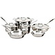 All-Clad 10-PC Copper Core 5-Ply Bonded Cookware Set
