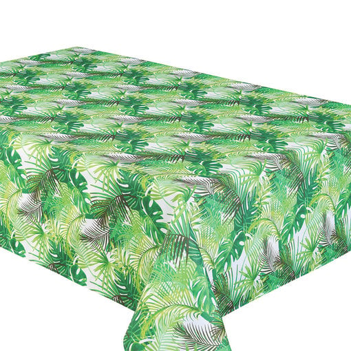 TEXSTYLES 58" x 94" "Palm Leaves" Tablecloth