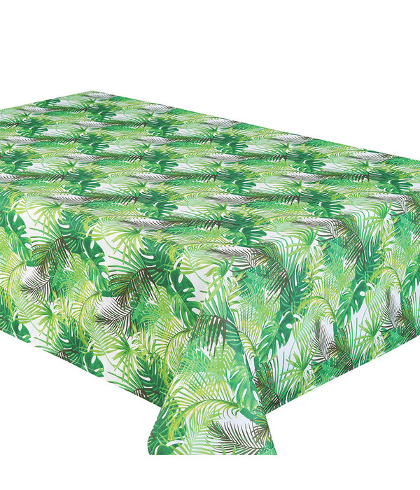 TEXSTYLES 58" x 94" "Palm Leaves" Tablecloth