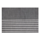 Harman Harman Black Linen Vinyl Placemat with Stripes