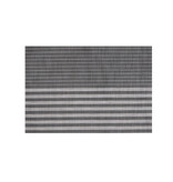 Harman Harman Black Linen Vinyl Placemat with Stripes