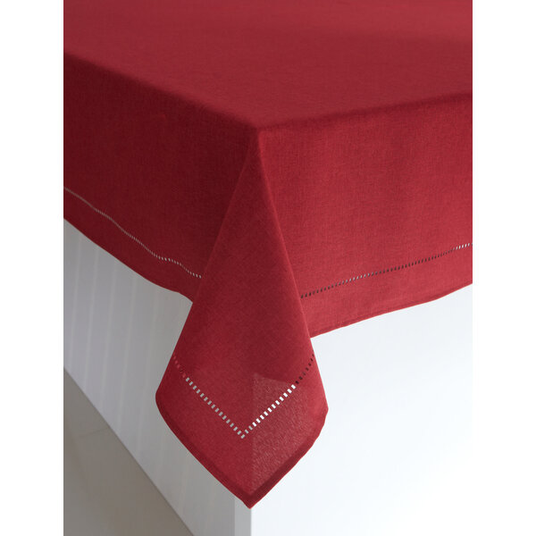 Nappe de table à ourlet 52x70, Rouge de Harman