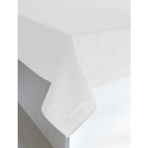 Harman Harman Hemstitch Table Cloth 60x120, White