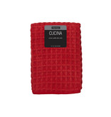 Harman CUCINA JUMBO WAFFLE KITCHEN TOWELS, RED, SET OF 2