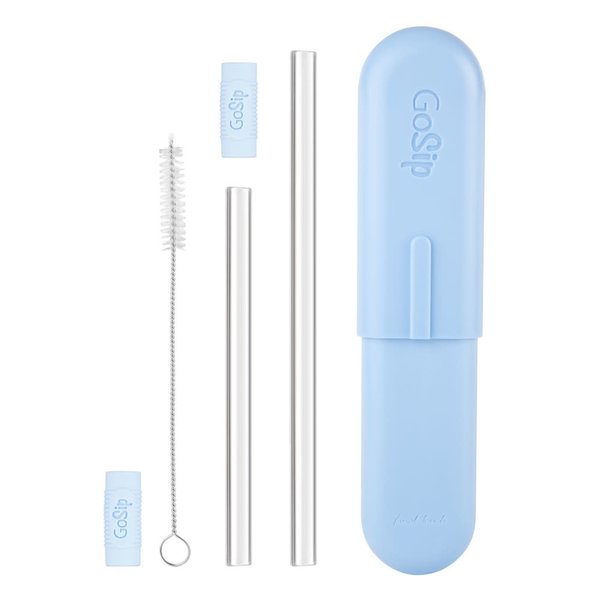 Final Touch GoSip Multi-Use Straws, blue