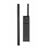 Outset Outset 76611 Portable Infusion Food Smoker, 9-Inch, Matte Black
