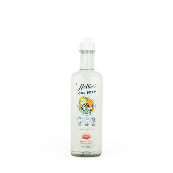 Nellie's All-Natural One Soap 570ml, Water Lily