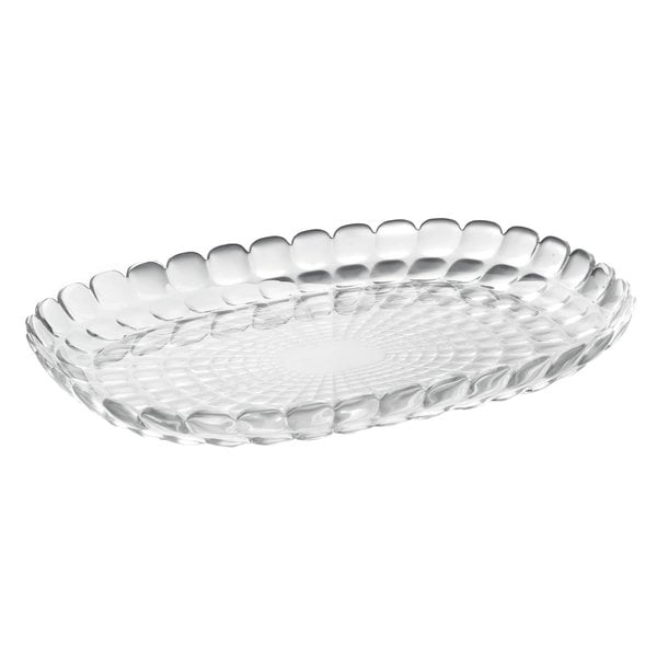 Plateau de service Tiffany 12", Transparent  ( B )