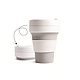 Tasse pliante de poche de Stojo, gris