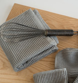 Now Designs Linge à vaisselle " London Gray Ripple", gris de Now Designs