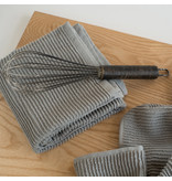 Now Designs Linge à vaisselle " London Gray Ripple", gris de Now Designs
