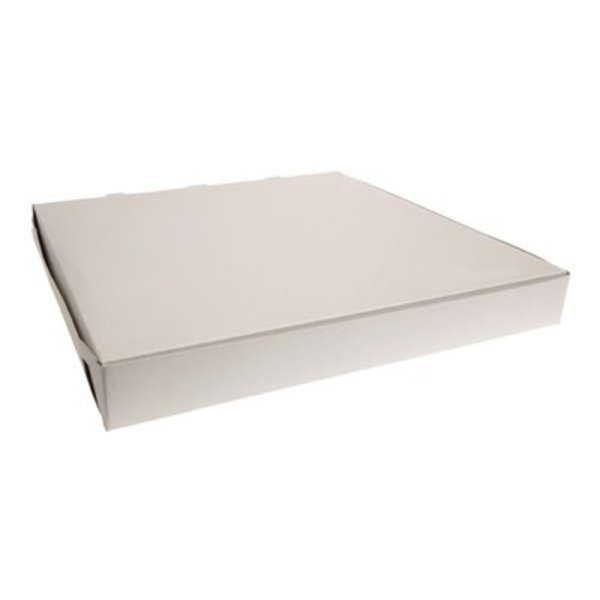 Boîte à Balles De Pizza Forgast - 60x40x7 Cm, Blanc, Empilable - Idéale Pour Pâtes Et Préparations
