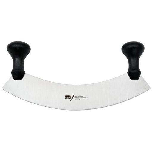 Sara Cucina 10'' Mezzaluna Mincing Knife