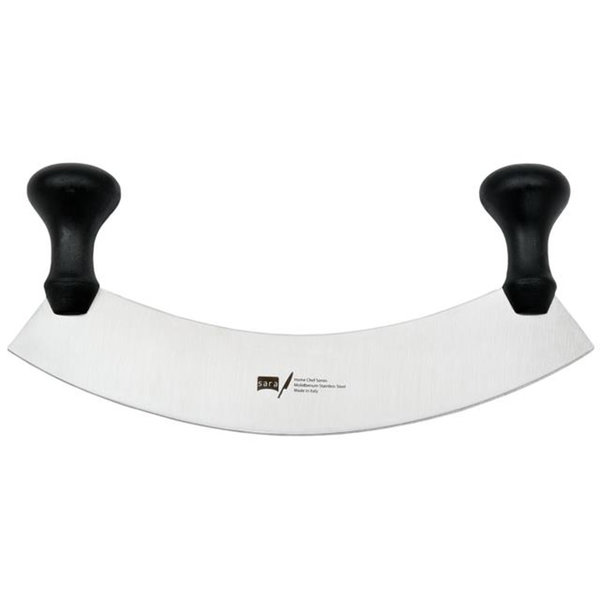 Sara Cucina 10'' Mezzaluna Mincing Knife