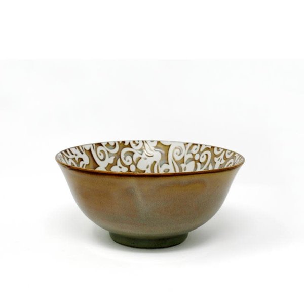 BIA Damask Footed Bowl