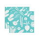 Ricardo Set of 2 Large Turquoise Reusable Food Wraps