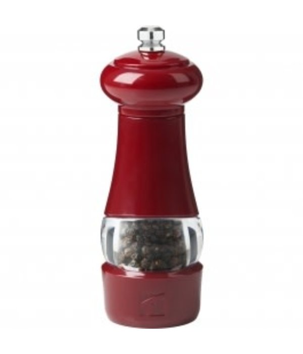 Trudeau Moulin à poivre entonnoir rouge 6.5" de Trudeau