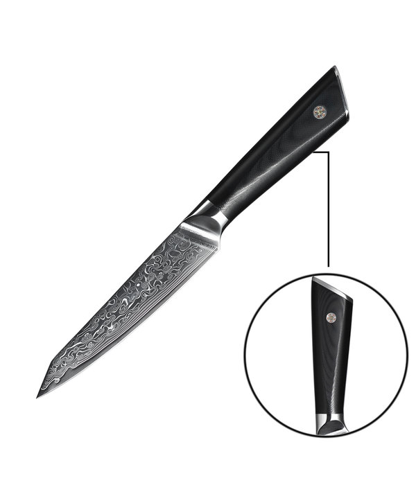 Senshi Senshi 5''  Damascus Steel Utility Knife
