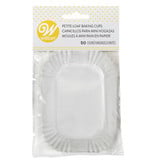 Wilton WILTON WHITE PETITE LOAF BAKING CUPS, SET OF 50