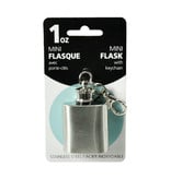 Mini Flask 1oz with keychain