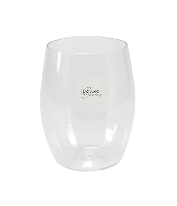 Luciano Gourmet Shatter Resistant Stemless Wine Glass